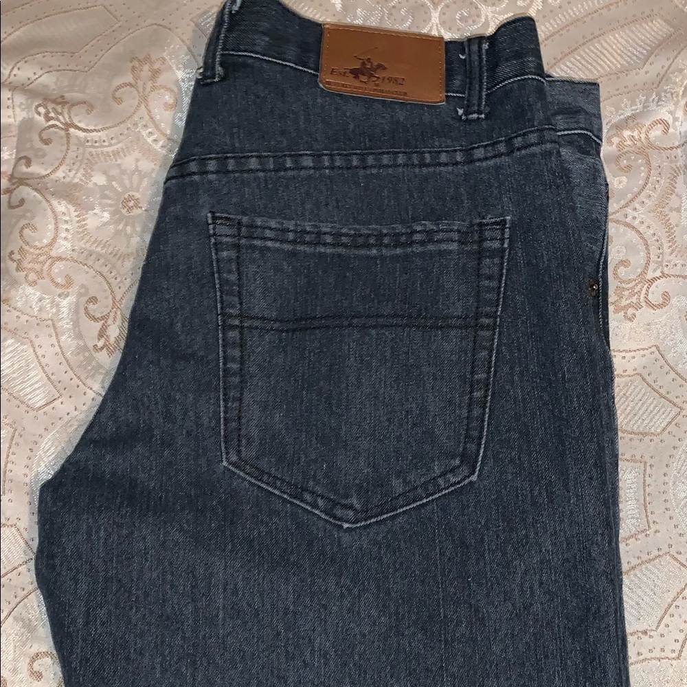 Beverly Hills polo club mens straight leg jean 36x32